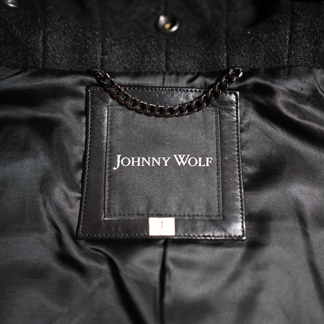 ジョニーウルフ ダブルライダース レザージャケット 変形 ラムレザー