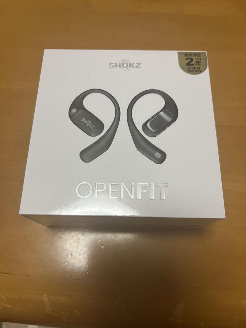 新品 未開封 SHOKZ OPENFIT ブラック ワイヤレス イヤホン