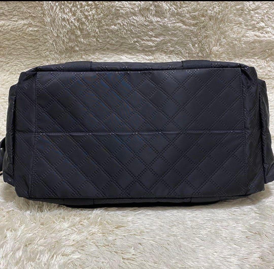 【再出品】ピンソニックキルトデイジー ボストン（ブラック）