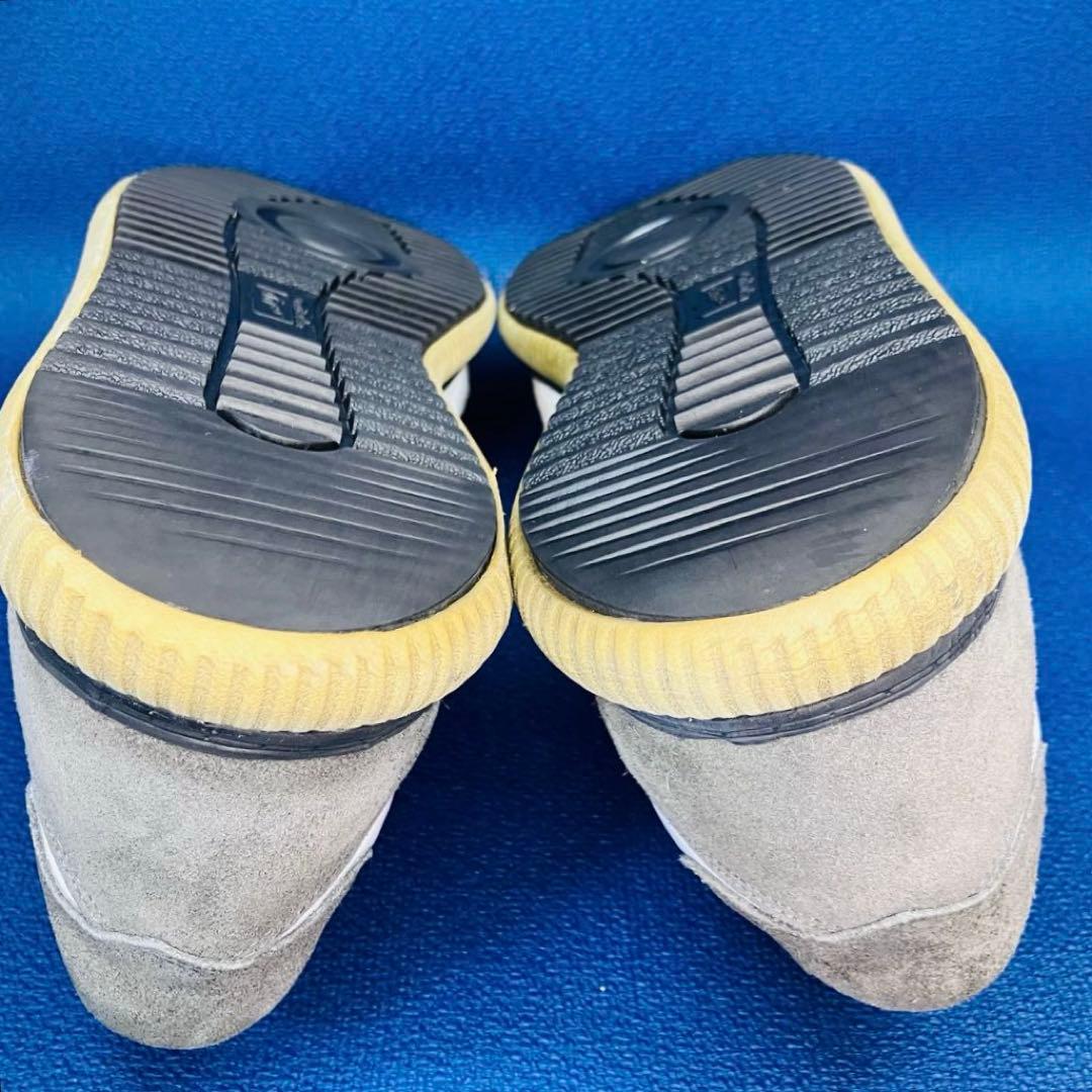 【Onitsuka Tiger 】28㌢デレシティ ホワイト×グレー　厚底レザー