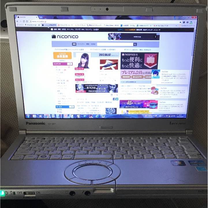 レッツノート  CF-SX1GDGYS Windows7 正規オフィス2010