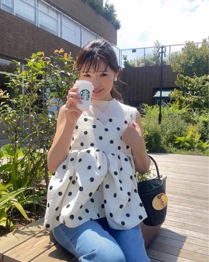 トップス Bibiy.BIANCA BLOSSOM TOP WHITE