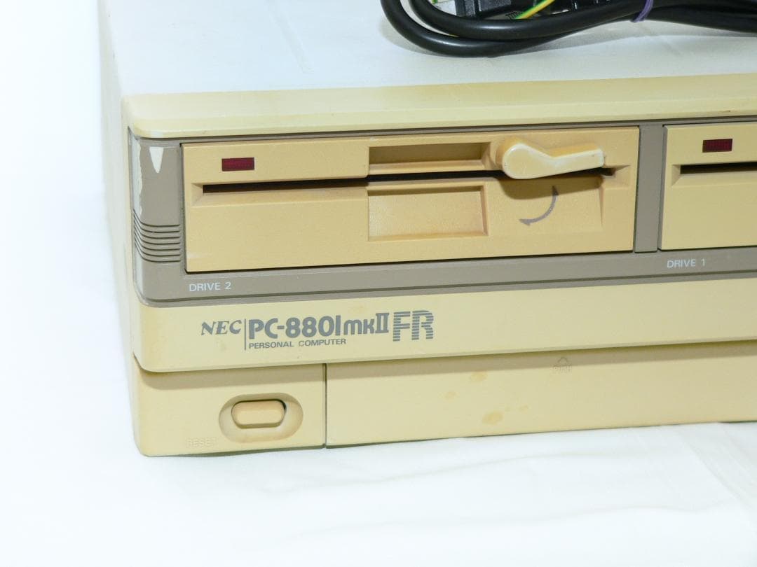 h*2様 NEC PC-8801FR 本体 フルメンテナンス FDD OK 動作