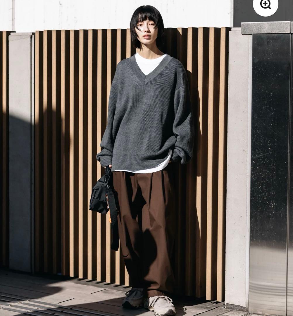 ス*】様 clesste FINE WOOL V-NECK KNIT PULLO