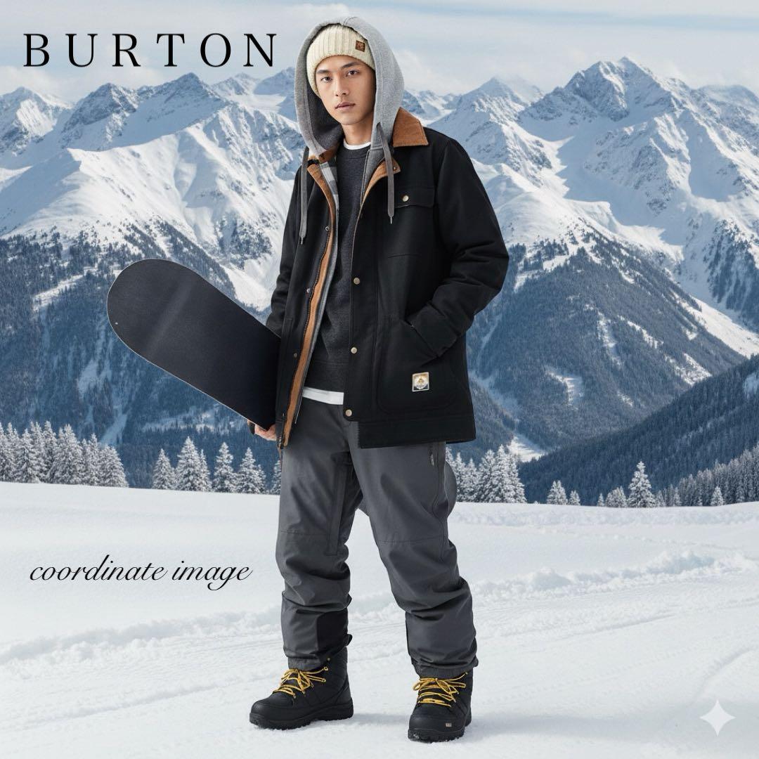 BURTON バートン スノボードウェア ブラック 黒 サーモライト フード