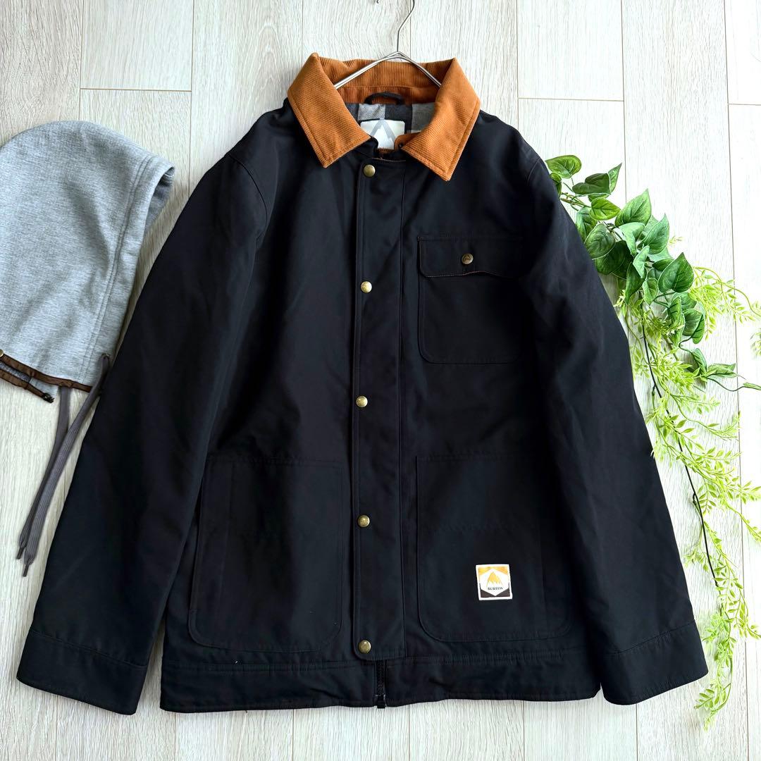 BURTON バートン スノボードウェア ブラック 黒 サーモライト フード