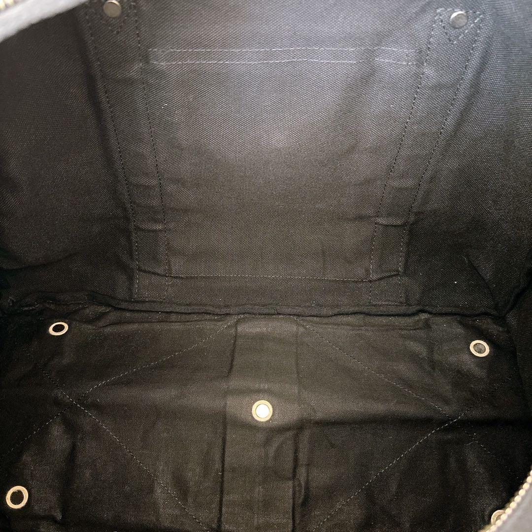 一澤新三郎帆布 2way ショルダーバック ボストンバック ブラック