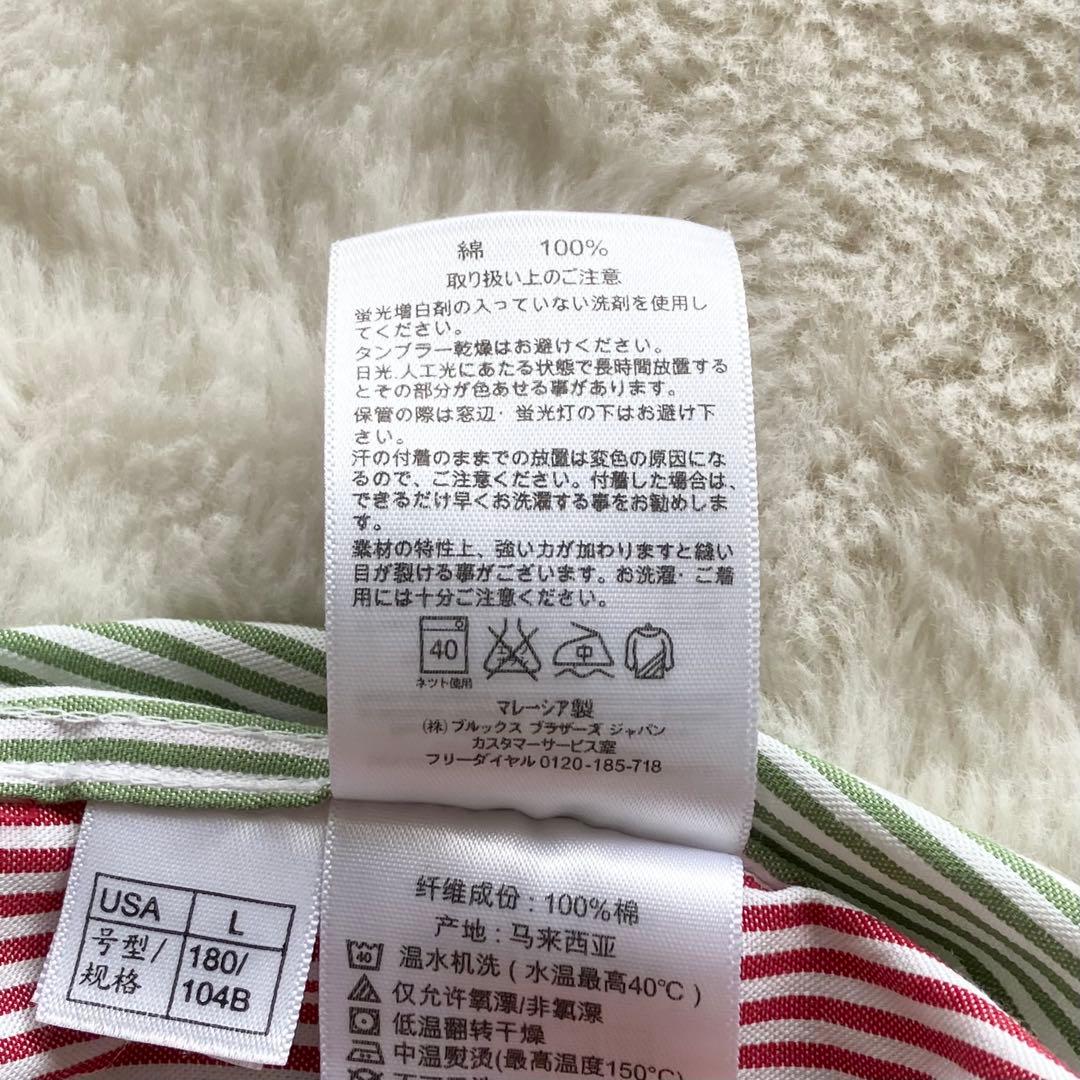 極美品 ブルックスブラザーズ クレイジーパターン ファンシャツ マルチカラー L