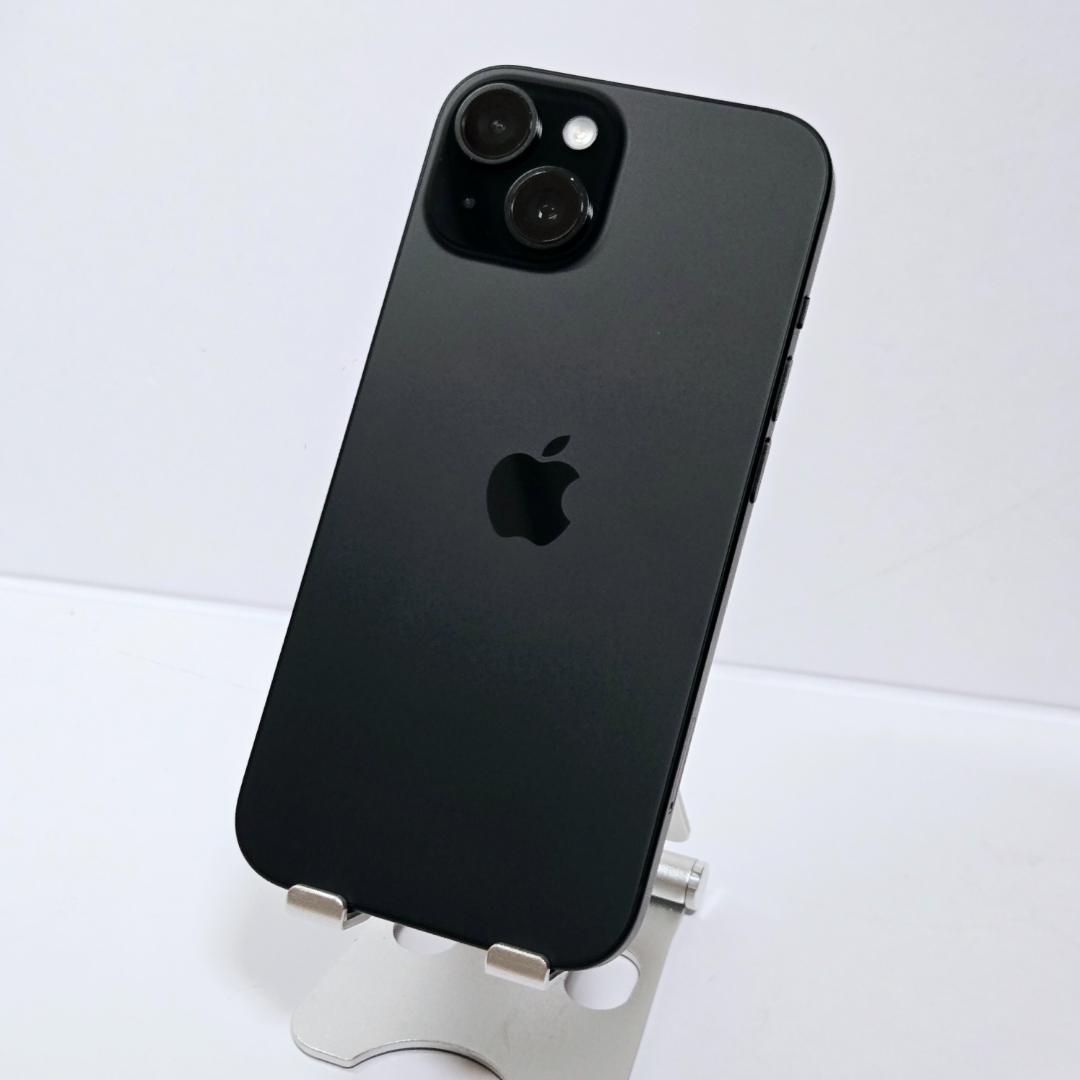 05 iPhone15 ブラック SIMフリー 美品 バッテリー91%