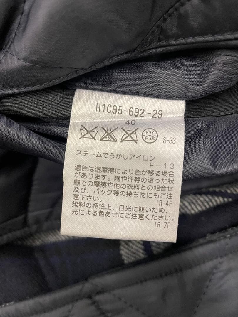 マッキントッシュ フィロソフィー ロングコート リバーシブル