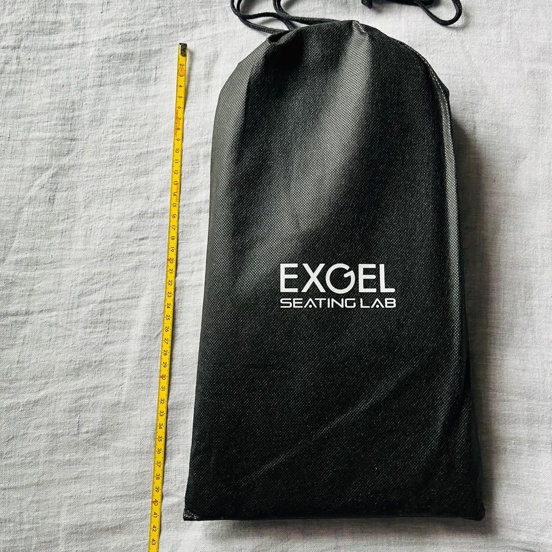 美品✨ EXGEL ジェルクッション モバイル 腰痛 対策 持ち運び 便利