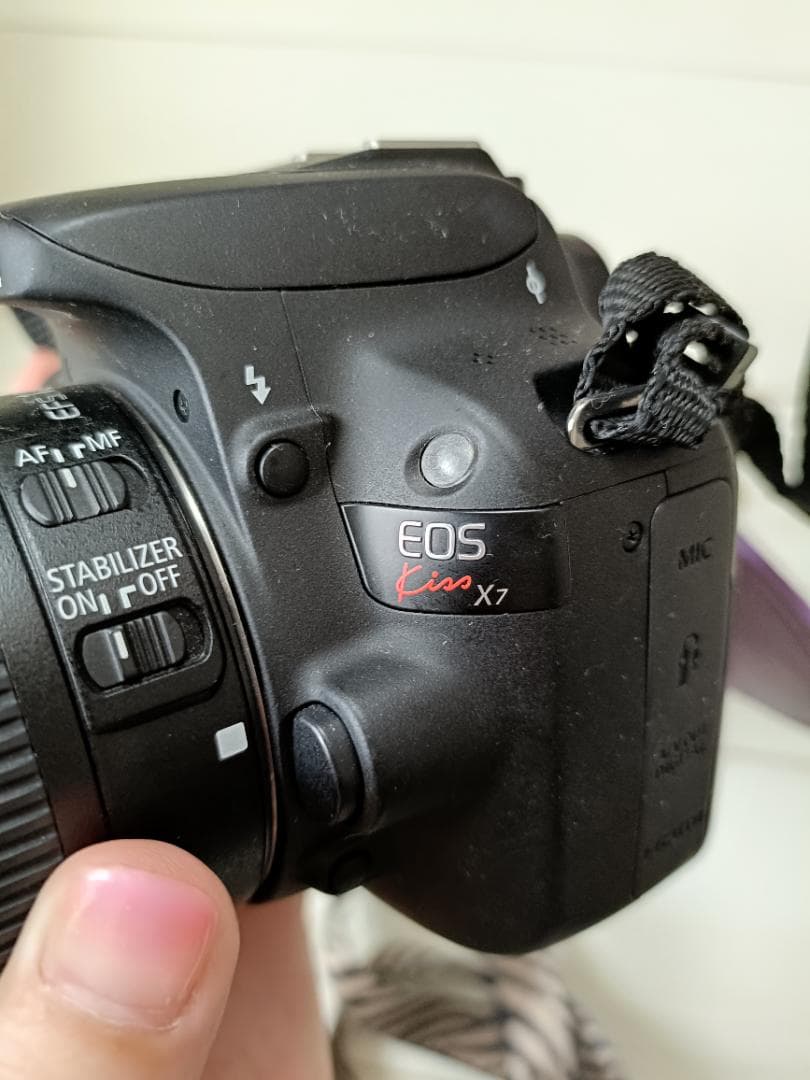 値下げ 美品　Canon EOS Kiss X7 レンズ2本付き