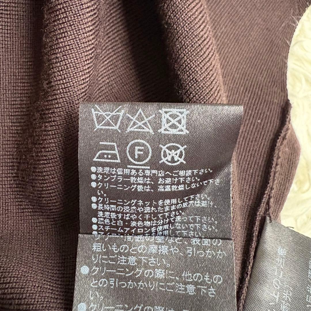 未使用級♡フォクシー ニット タートルネック グレースウール ダークブラウン