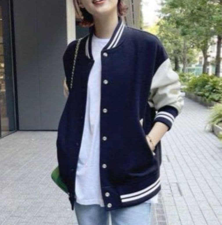 「美品」スピックアンドスパン　スタジアムジャンパー　サイズ36