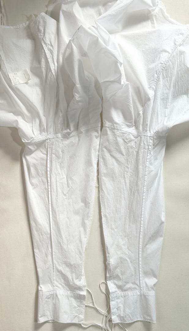 リボンテープ欠品 midorikawa ミドリカワ コットン ホワイトシャツ