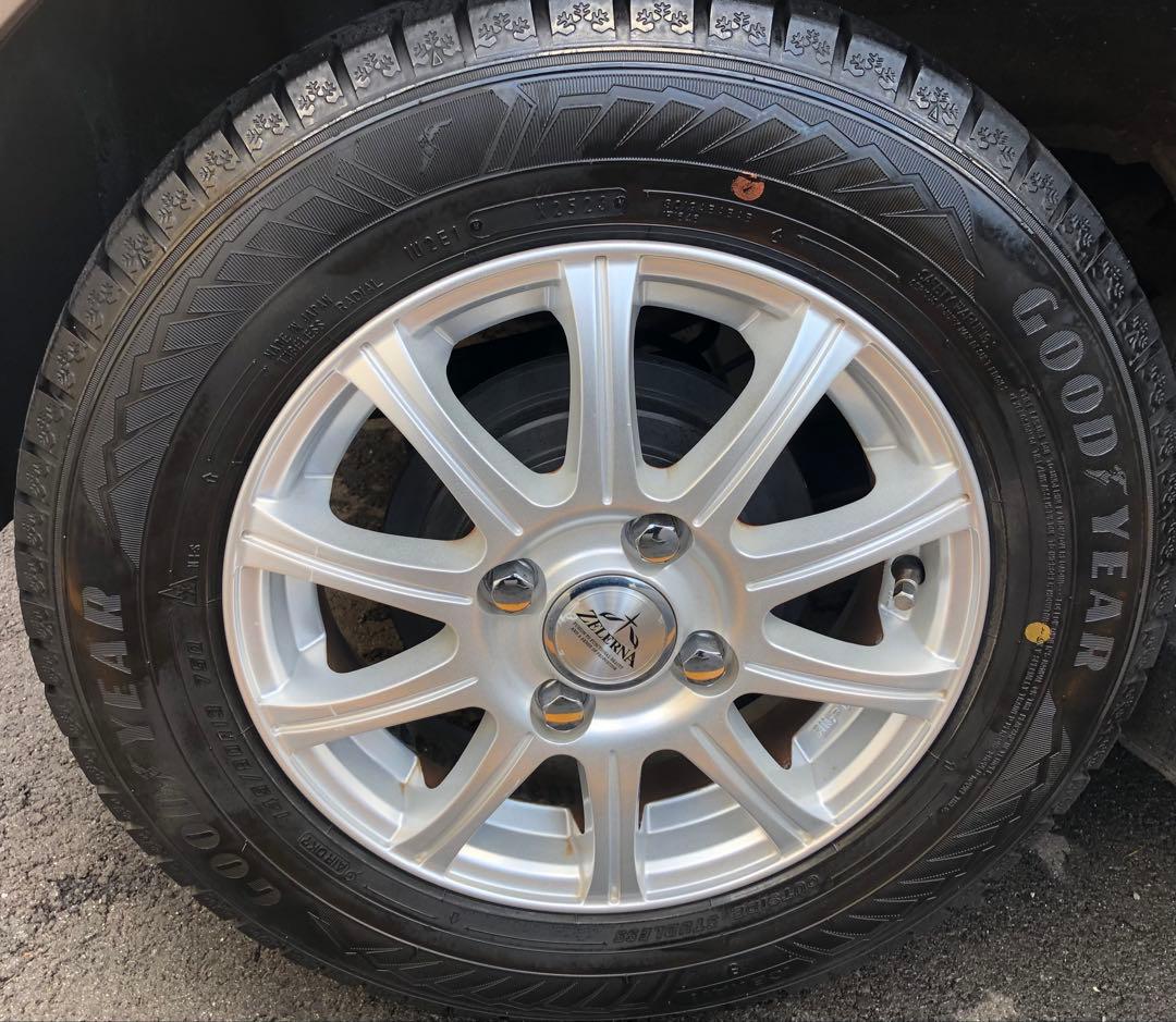 本州◉送料込み◉スタッドレスホイール&タイヤセット　145/80R13 軽自動車