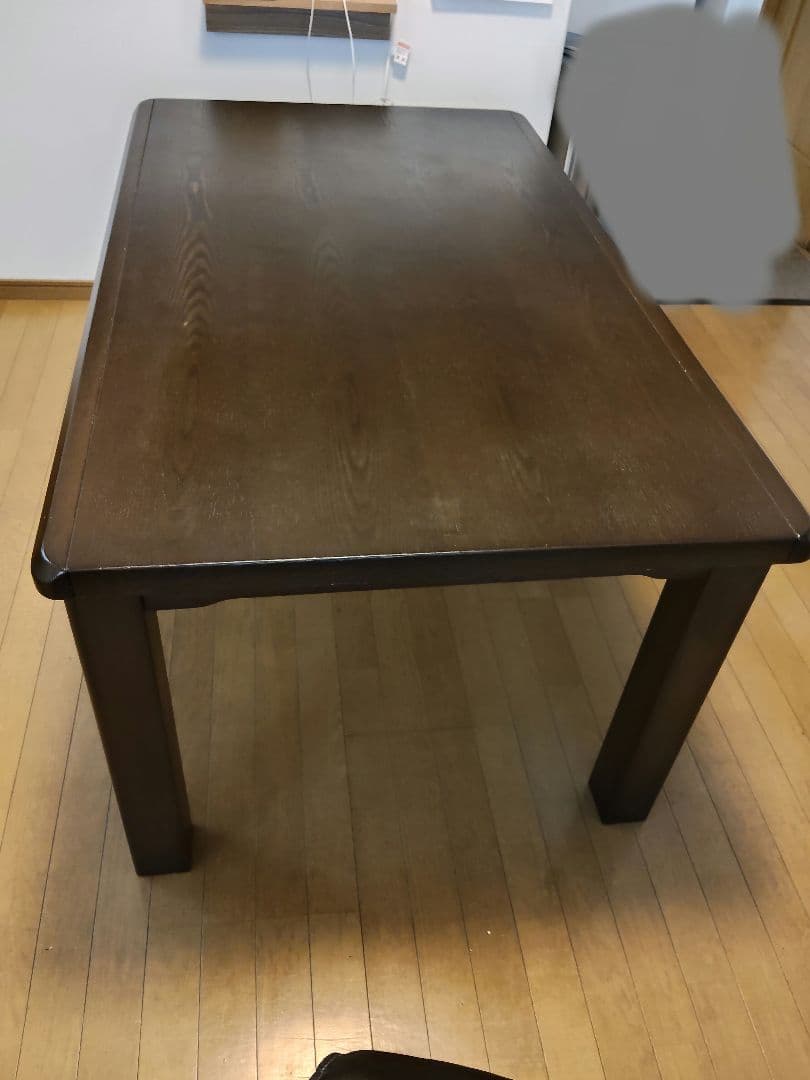 【なおちま】こたつテーブルダイニング140×85　テーブル・こたつ布団