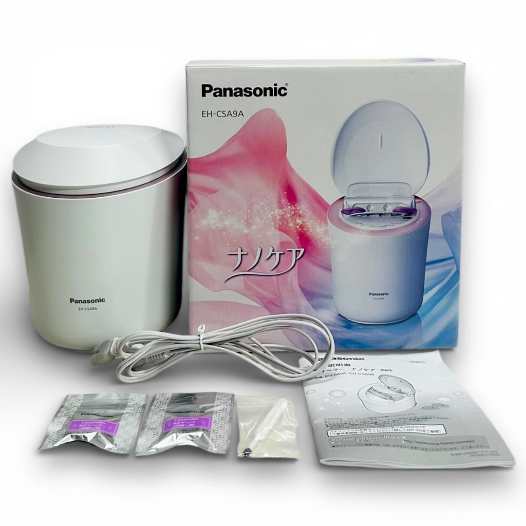 ★未使用品★極美品 Panasonic スチーマー ナノケア EH-CSA9A