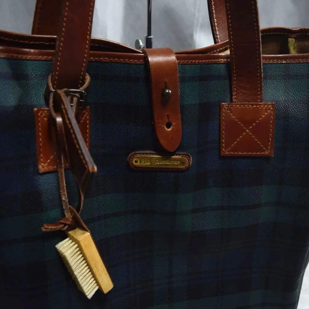 【美品】RALPH LAUREN トートバッグ PVC 大容量 A4収納可