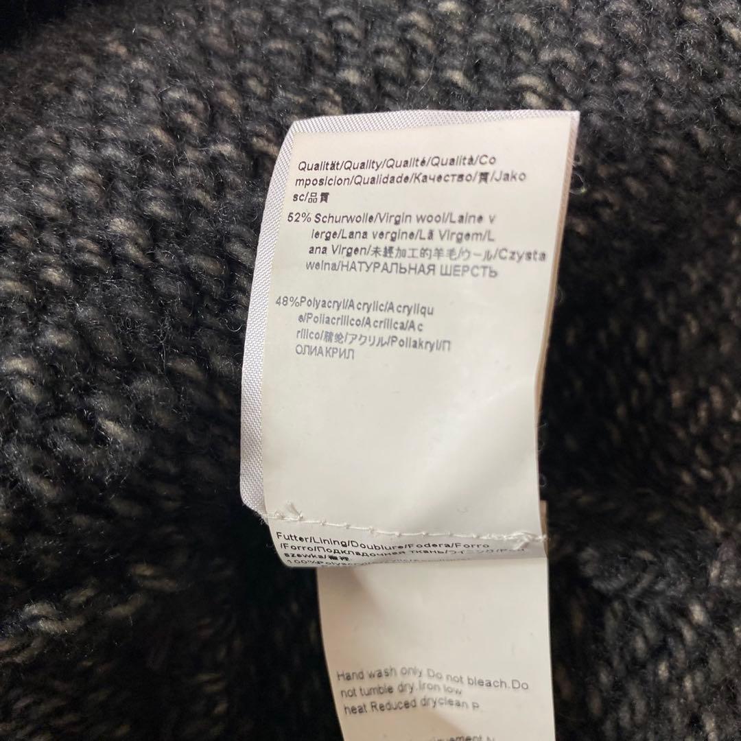 HUGO BOSS 大きいサイズ3XL ニットコート　ボアライナー付き　ブラウン