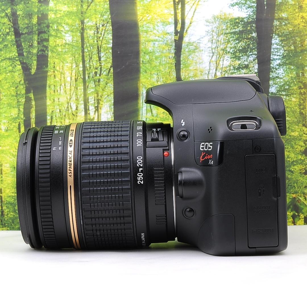 スマホ転送セット★Canon Kiss X4 ☆遠近両用便利レンズ