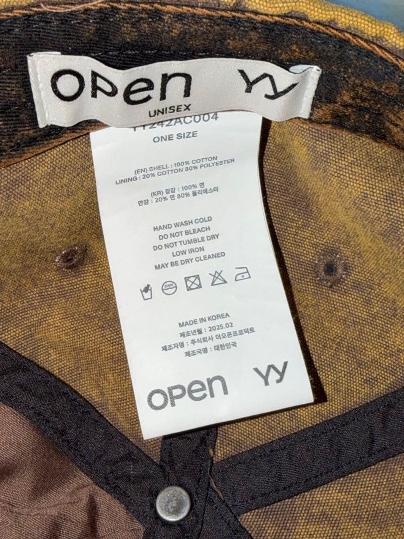 openyy キャップ