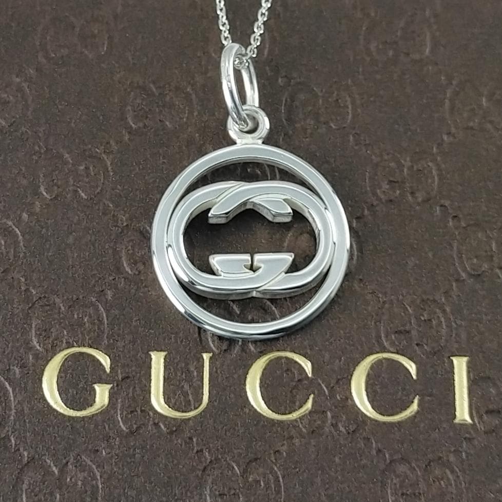 ◆SALE◆【GUCCI】インターロッキング　G　サークル　ペンダント　トップ